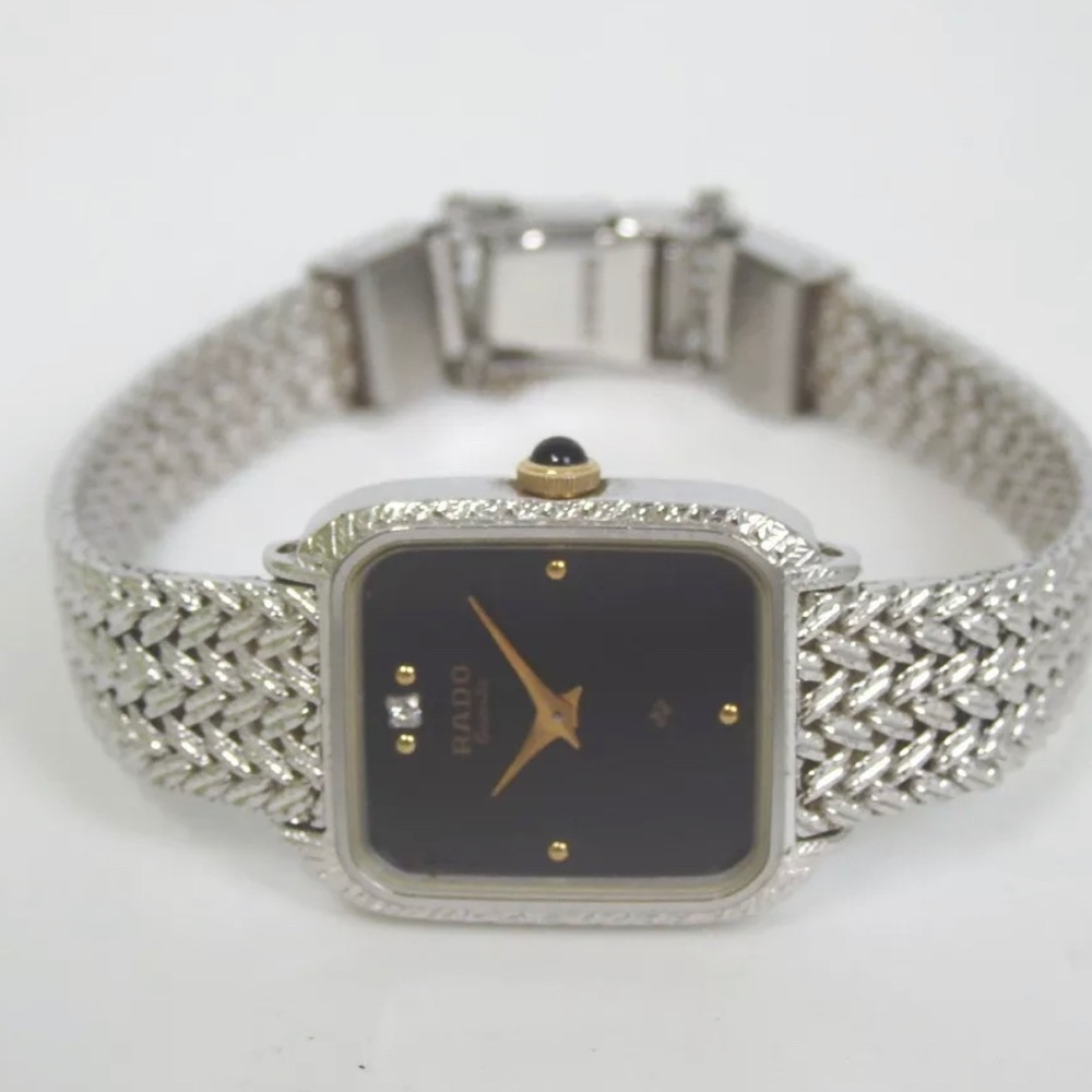 Rado ladies diamond watch silver